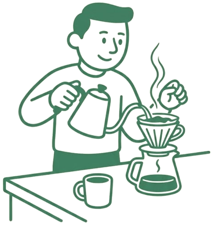 Joe making pour over